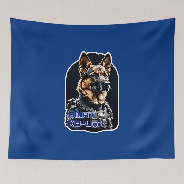 Item preview, SWAT Police Dog K9-Unit designed and sold by TheArtOfPat.