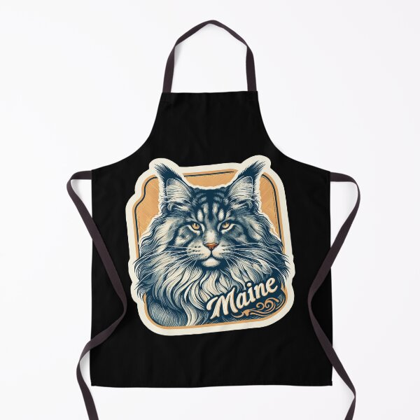 Item preview, Maine Coon Cat Maine Coon Gifts Vintage Cat Art designed and sold by ElegantCat.
