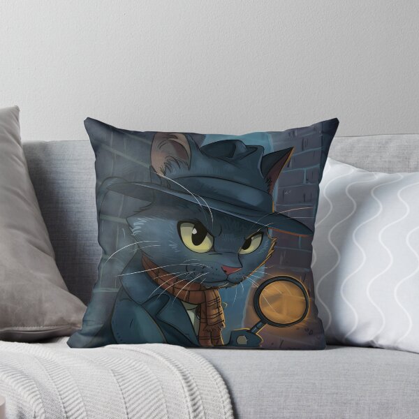 Item preview, Cartoon Cat Detective designed and sold by CatsAndDogs-TF.