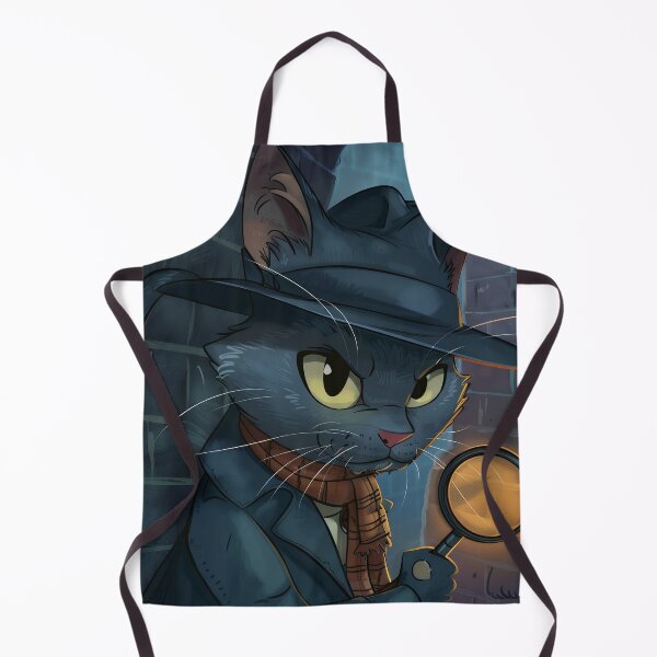 Item preview, Cartoon Cat Detective designed and sold by CatsAndDogs-TF.