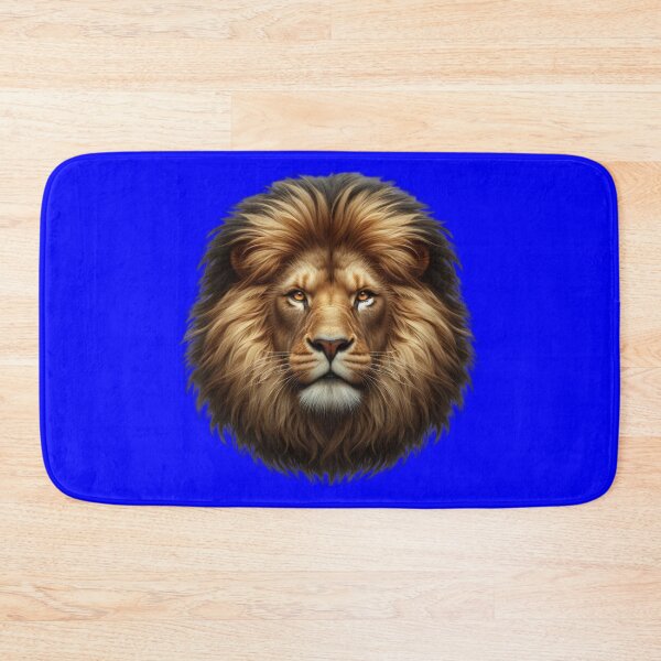Item preview, LION'S HEAD - #0000FF designed and sold by Marlon Oseguera.
