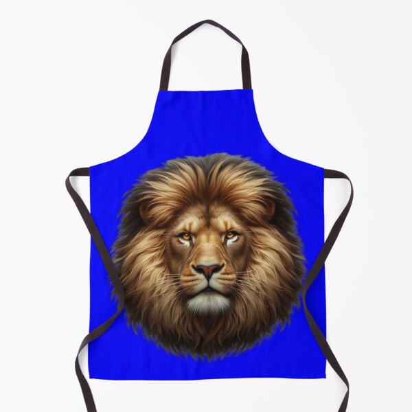 Item preview, LION'S HEAD - #0000FF designed and sold by Marlon Oseguera.