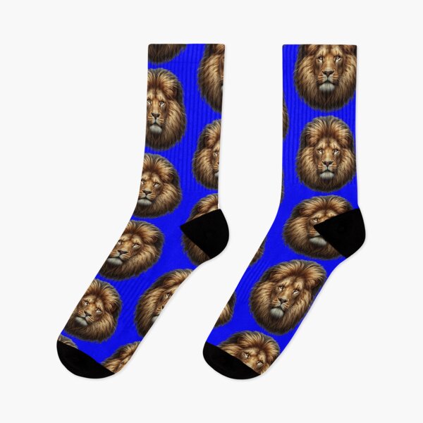Item preview, LION'S HEAD - #0000FF designed and sold by Marlon Oseguera.