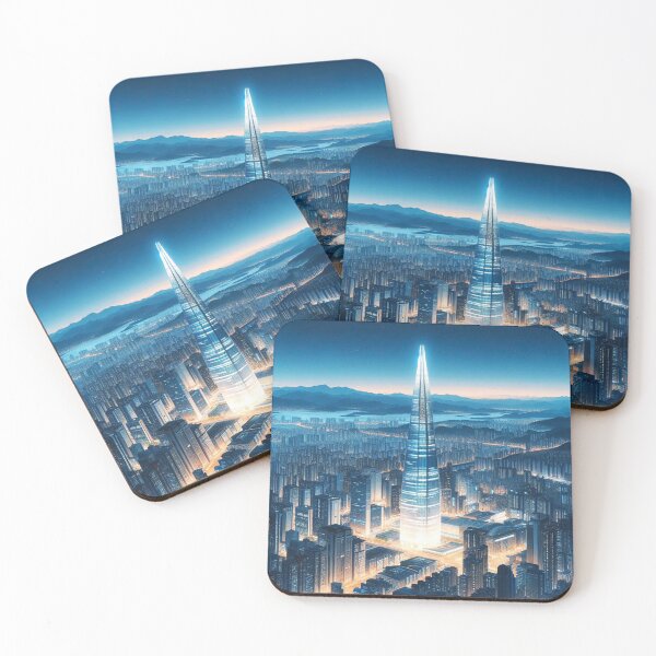 Item preview, Lotte World Tower in Seoul. designed and sold by growing-mom.