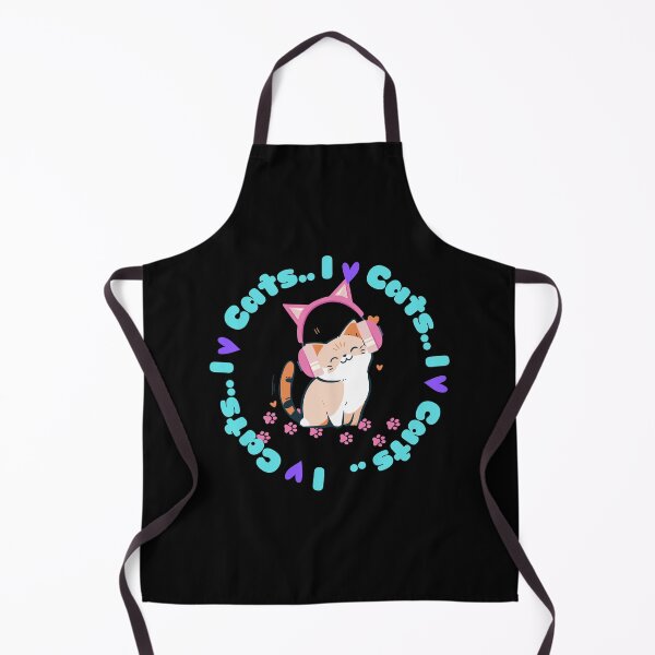 Item preview, I Love Cats  / Cat lover Print Kawaii Print designed and sold by Thehatinthecat.