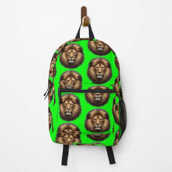 Item preview, LION'S HEAD - #00FF00 designed and sold by Marlon Oseguera.