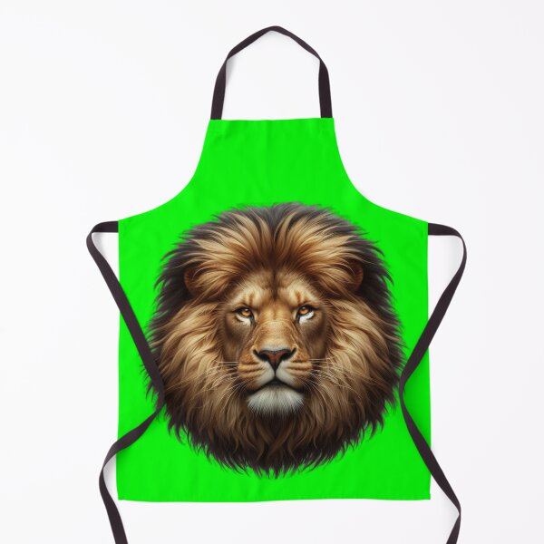Item preview, LION'S HEAD - #00FF00 designed and sold by Marlon Oseguera.