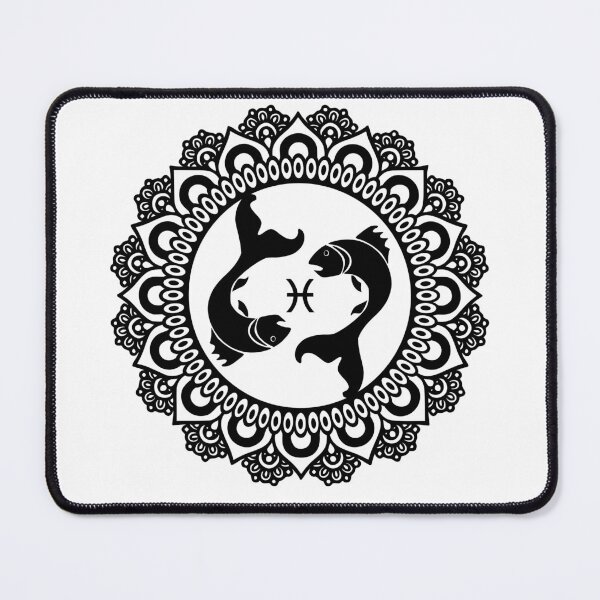 Item preview, Zodiac Pisces the Fish Mandala designed and sold by LaurenElin.