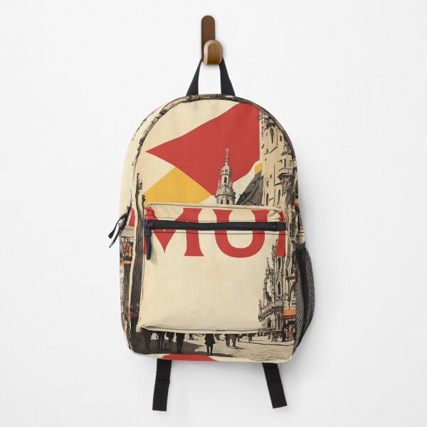 Item preview, Munich Germany Vintage Travel Poster designed and sold by TravelersGems.