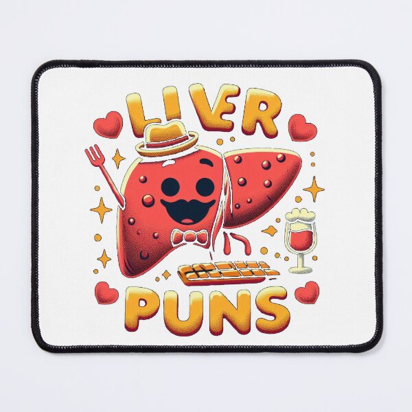 Item preview, Liver Puns Creative Design: Witty and Whimsical Artwork for Liver Health designed and sold by KumarDesignLab.