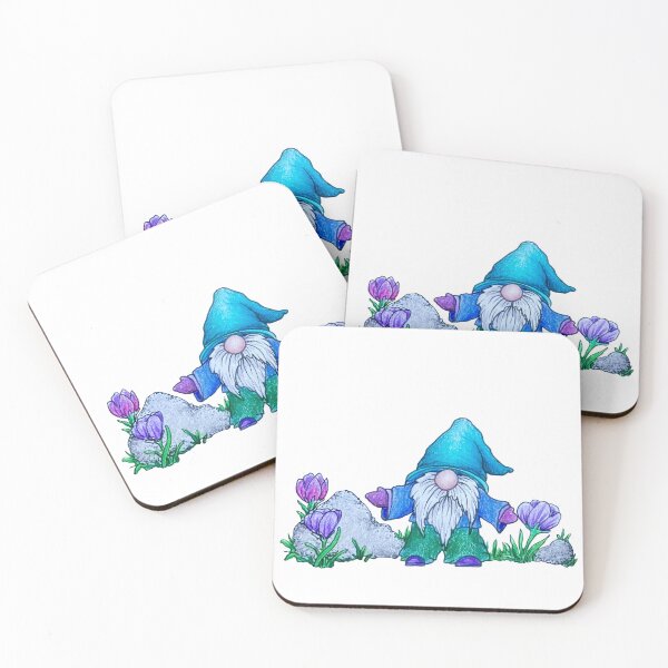 Item preview, Gnome with Crocus Flowers designed and sold by SarahCD13.