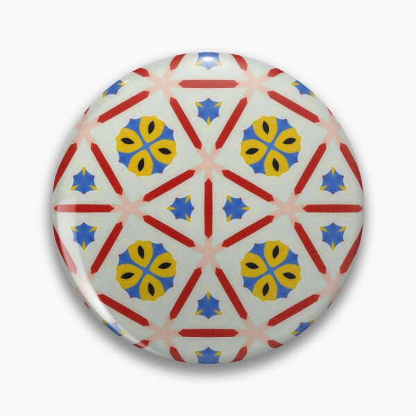 Item preview, White Yellow Spanish Tile SnubSquare Abstract Pattern designed and sold by IncoherentFab.