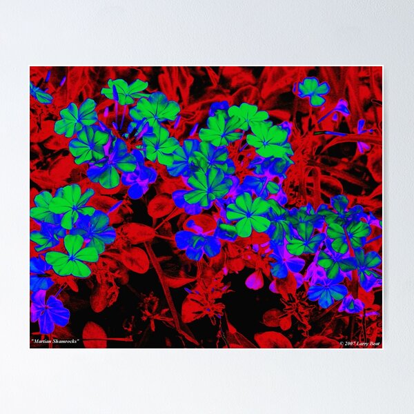 Item preview, Martian Shamrocks designed and sold by Bad Habits Lounge Studio.