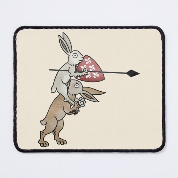 Item preview, The Cheating Jousting Rabbit designed and sold by MargiKnights.