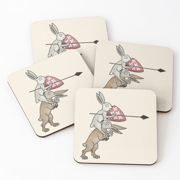Item preview, The Cheating Jousting Rabbit designed and sold by MargiKnights.