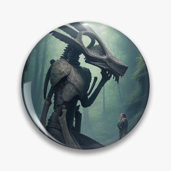 Item preview, ancient alien first encounter with a human being in the forest designed and sold by Carlos Gudino.
