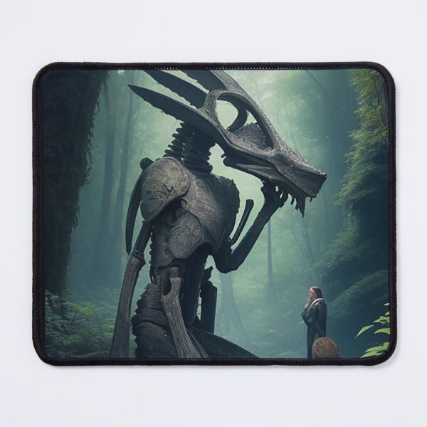 Item preview, ancient alien first encounter with a human being in the forest designed and sold by Carlos Gudino.