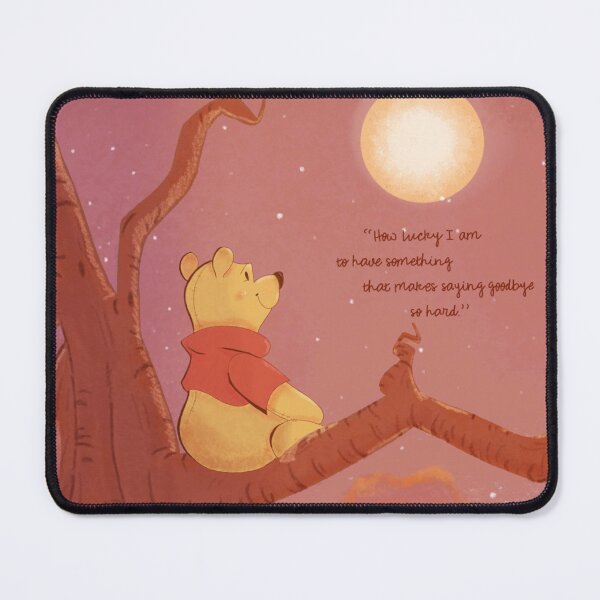 Item preview, "How Lucky I Am" Pooh Bear Quote designed and sold by unicowtist.