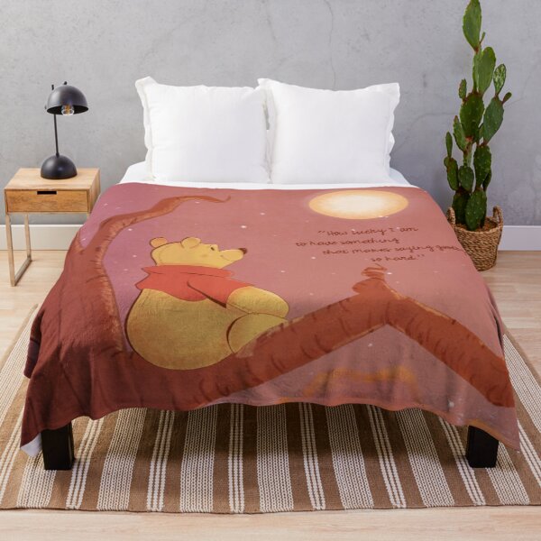 Item preview, "How Lucky I Am" Pooh Bear Quote designed and sold by unicowtist.