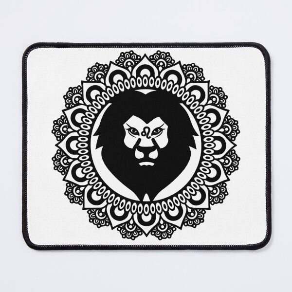 Item preview, Zodiac Leo the Lion Mandala designed and sold by LaurenElin.
