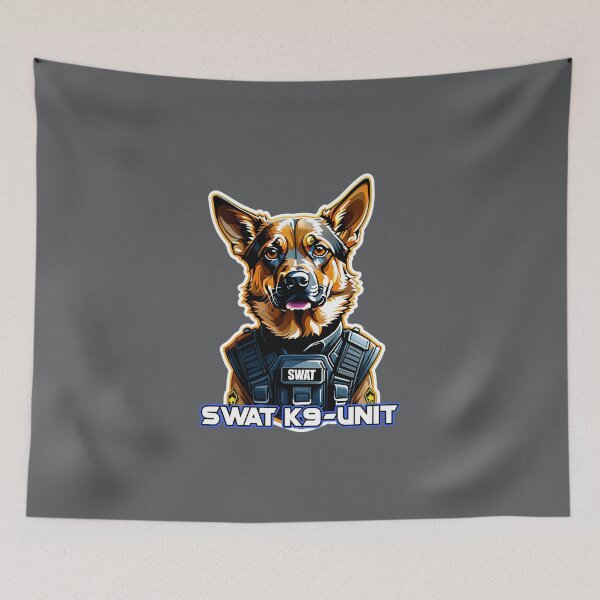 Item preview, SWAT Police Dog K9-Unit designed and sold by TheArtOfPat.