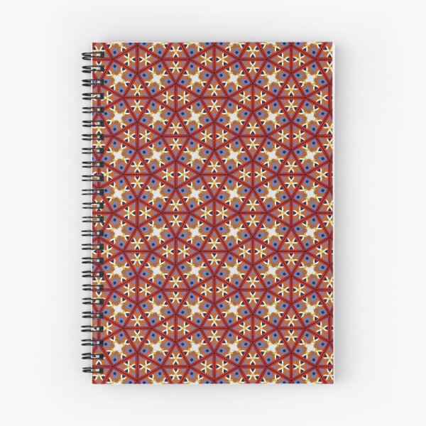Item preview, Dark Retro 70s Spanish Tile SnubSquare Abstract Pattern designed and sold by IncoherentFab.