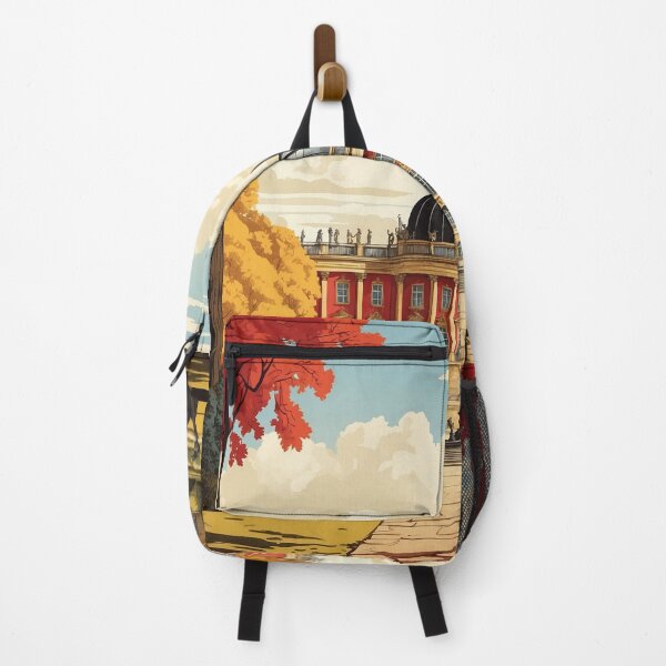 Item preview, Germany Sanssouci Palace Vintage Travel Poster Art designed and sold by TravelersGems.