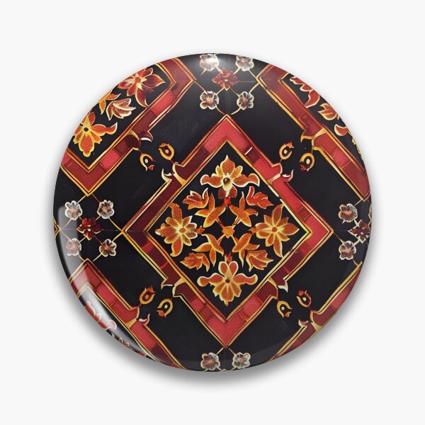 Aperçu de l'œuvre Batik Lasem rouge ardent : la tradition chaleureuse rencontre le style moderne créée et vendue par WADRIUS.