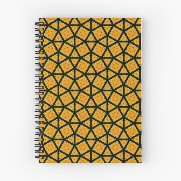 Item preview, Golden Retro 70s Spanish Tile SnubSquare Abstract Pattern designed and sold by IncoherentFab.