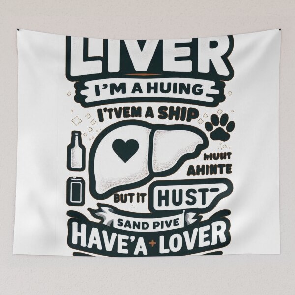 Item preview, Liver Puns Creative Design: Humorous Artwork for Medical Enthusiasts designed and sold by KumarDesignLab.