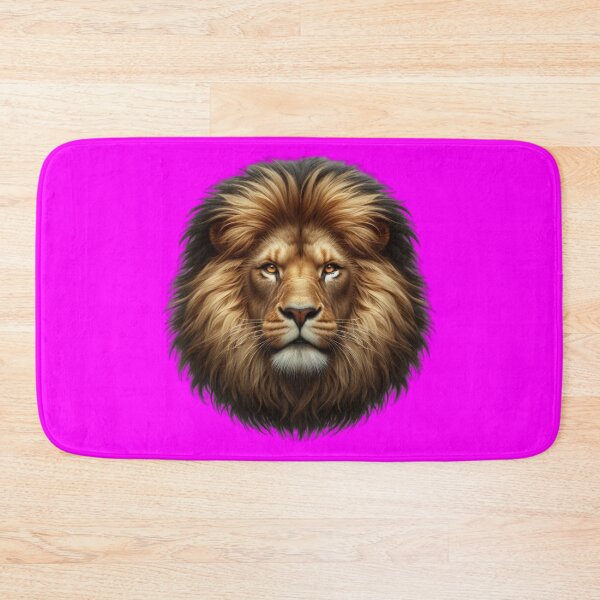 Item preview, LION'S HEAD - #FF00FF designed and sold by Marlon Oseguera.
