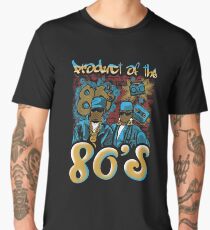 Cute Product Of The 80s Party Neon Colors Music Pop Tee Design Print Men's Premium T-Shirt