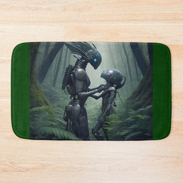 Item preview, encounter of friendship in Costa Rica between two races of aliens on planet earth designed and sold by Carlos Gudino.