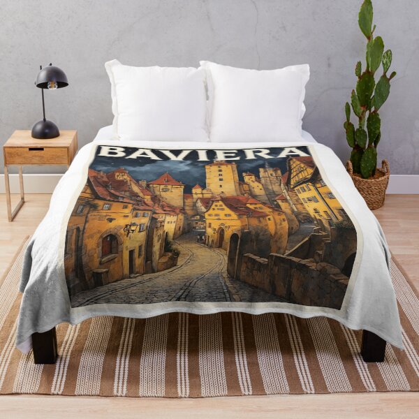 Artikelvorschau, Deutschland Rothenburg Ob Der Tauber Sternennacht Vintage Reiseplakat entworfen und verkauft von TravelersGems.
