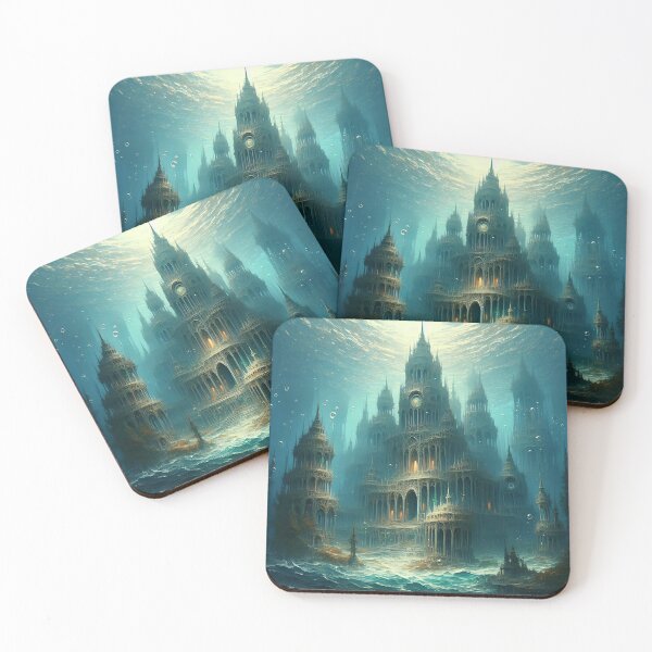 Item preview, Submerged Palace designed and sold by RW Art Prints.