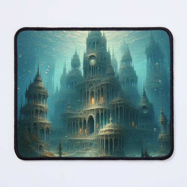 Item preview, Submerged Palace designed and sold by RW Art Prints.