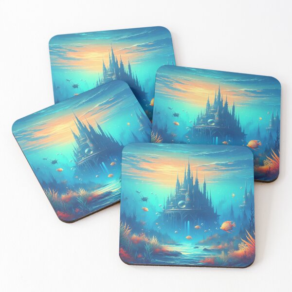 Item preview, Submerged Palace designed and sold by RW Art Prints.