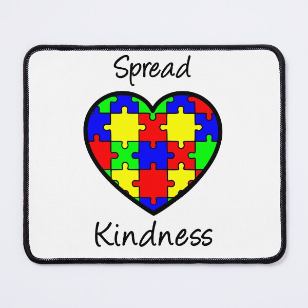 Item preview, Autism Awareness Spread Kindness Puzzle Heart designed and sold by LaurenElin.