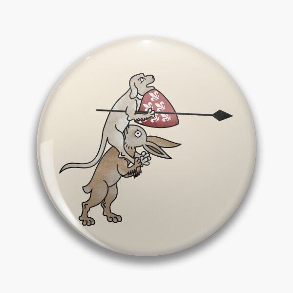Item preview, Medieval Marginalia - jousting dog designed and sold by MargiKnights.