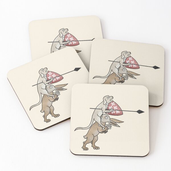Item preview, Medieval Marginalia - jousting dog designed and sold by MargiKnights.