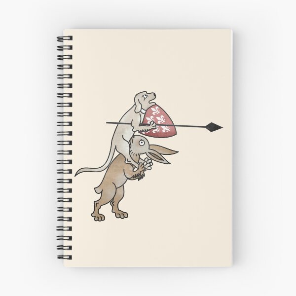 Item preview, Medieval Marginalia - jousting dog designed and sold by MargiKnights.