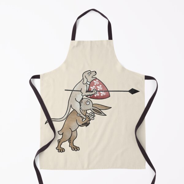 Item preview, Medieval Marginalia - jousting dog designed and sold by MargiKnights.