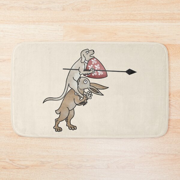 Item preview, Medieval Marginalia - jousting dog designed and sold by MargiKnights.