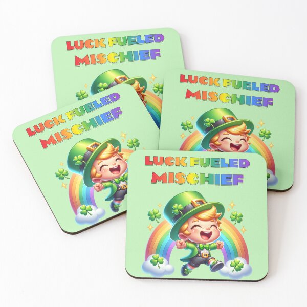 Item preview, Luck Fueled Mischief! St. Patrick's Spirit Apparel and Goods designed and sold by AnalajiaDesigns.