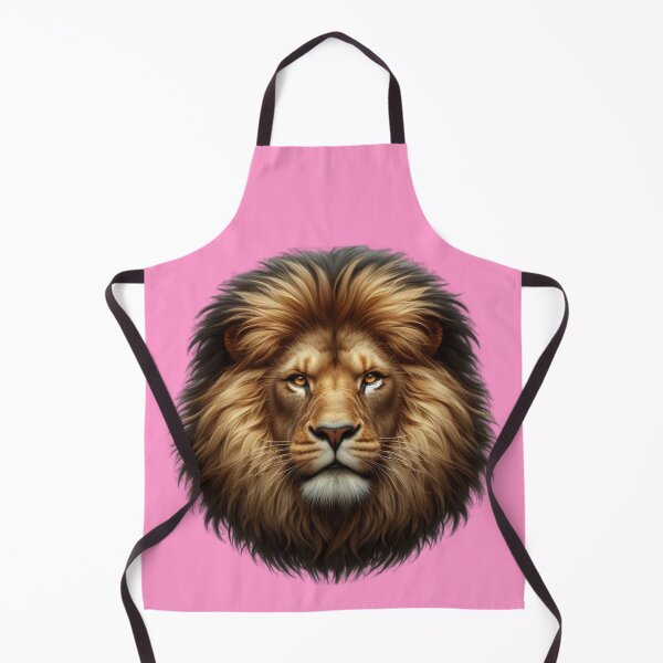 Item preview, LION'S HEAD - #FF99CC designed and sold by Marlon Oseguera.