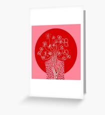 Pink pattern Greeting Card