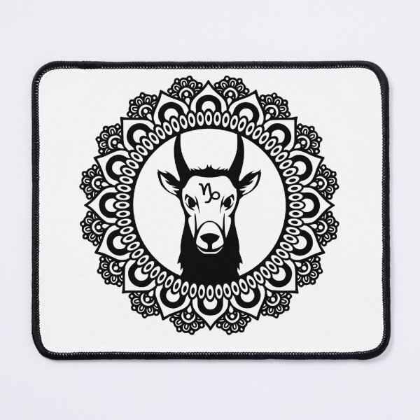 Item preview, Zodiac Capricorn the Goat Mandala designed and sold by LaurenElin.