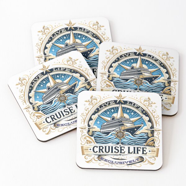 Item preview, Cruise Life: Live Life Exclusively (clear) designed and sold by stevepmp.