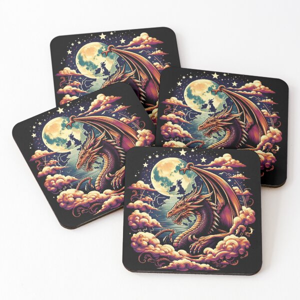 Item preview, "Dragon's Moonlight: Mystical Dragon" designed and sold by Pearlsiwa.