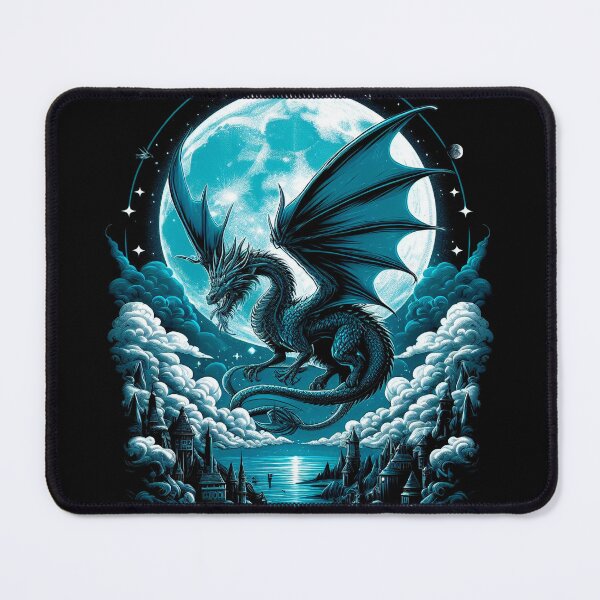 Item preview, "Dragon's Moonlight: Mystical Dragon" designed and sold by Pearlsiwa.